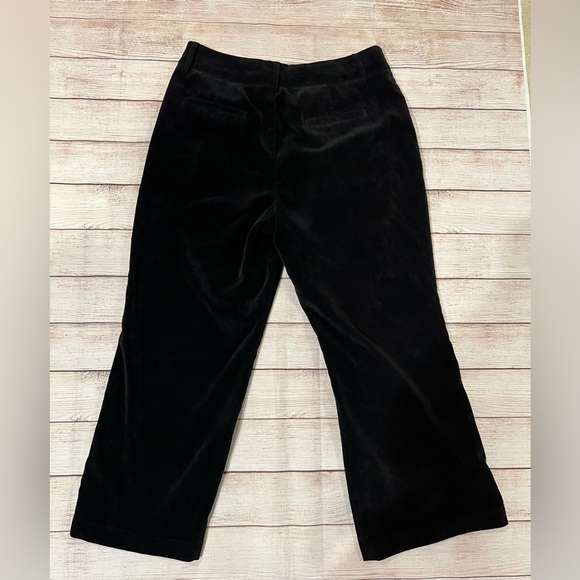 Coldwater Creek Womans Black Trouser Fit Thin Pants Super Soft 14P - Picture 3 of 7